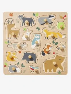 Puzzle Bouton Forêt En Bois FSC® Multicolore - Vertbaudet -Produits Pour Enfants puzzle bouton foret en bois fsc 2