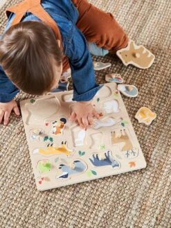 Puzzle Bouton Forêt En Bois FSC® Multicolore - Vertbaudet -Produits Pour Enfants puzzle bouton foret en bois fsc 5