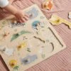 Puzzle Boutons Jungle En Bois FSC® Multicolore - Vertbaudet -Produits Pour Enfants puzzle boutons jungle en bois fsc