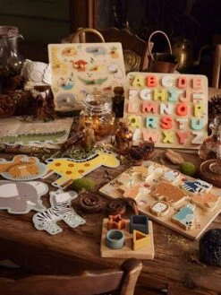 Puzzle Boutons Jungle En Bois FSC® Multicolore - Vertbaudet -Produits Pour Enfants puzzle boutons jungle en bois fsc 3