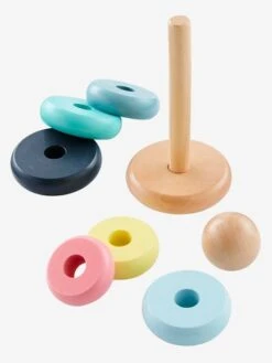 Pyramide D'éveil En Bois FSC® Multicolore - Vertbaudet -Produits Pour Enfants pyramide deveil en bois fsc 2