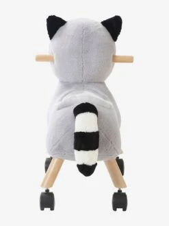 Raton Laveur Masqué à Roulettes En Peluche Et Bois FSC® Multicolore - Vertbaudet -Produits Pour Enfants raton laveur masque a roulettes en peluche et bois fsc 3