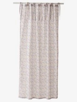 Rideau Voilage PLACE DU LILAS écru / Multicolore - Vertbaudet -Produits Pour Enfants rideau voilage place du lilas 2