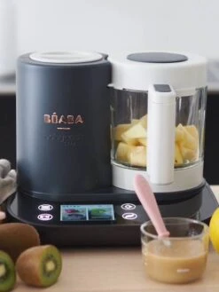 Robot Connecté BEABA Babycook Smart Gris Anthracite/blanc - Beaba -Produits Pour Enfants robot connecte beaba babycook smart 3
