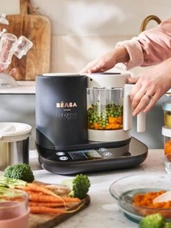 Robot Connecté BEABA Babycook Smart Gris Anthracite/blanc - Beaba -Produits Pour Enfants robot connecte beaba babycook smart 4