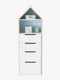 Semainier Fond Réversible Bleu Ou Rose LIGNE TIPILI Bleu Clair - Vertbaudet -Produits Pour Enfants semainier fond reversible bleu ou rose ligne tipili 2