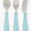 Set 3 Couverts D'apprentissage Inox BEABA Airy Green - Beaba -Produits Pour Enfants set 3 couverts dapprentissage inox beaba