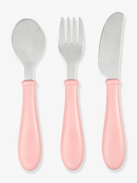 Set 3 Couverts D'apprentissage Inox BEABA Airy Green - Beaba 8 Set 3 Couverts D'apprentissage Inox BEABA Airy Green - Beaba – Image 6