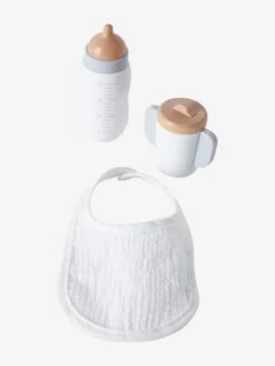 Set Accessoires Repas Poupon En Bois FSC® Blanc - Vertbaudet -Produits Pour Enfants set accessoires repas poupon en bois fsc 3