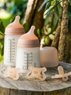 Set Biberon Zero.Zero + Sucette SUAVINEX Rose Nude - Suavinex -Produits Pour Enfants set biberon zero.zero sucette suavinex 4