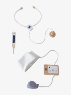 Set Docteur Pour Poupon En Bois FSC® Blanc - Vertbaudet -Produits Pour Enfants set docteur pour poupon en bois fsc 3