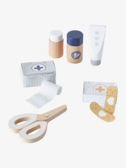 Set Docteur Pour Poupon En Bois FSC® Blanc - Vertbaudet -Produits Pour Enfants set docteur pour poupon en bois fsc 4