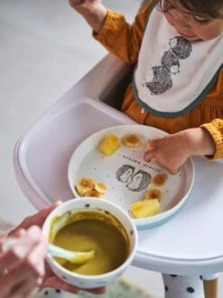 Set Vaisselle En Céramique Et Silicone HANOÏ Hérissons - Vertbaudet -Produits Pour Enfants set vaisselle en ceramique et silicone hanoi 3