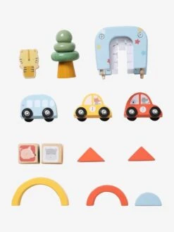 Table D'activités Circuit De Voitures En Bois FSC® Beige - Vertbaudet -Produits Pour Enfants table dactivites circuit de voitures en bois fsc 5