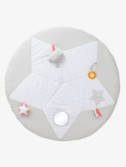 Tapis D'éveil Pluie D'étoiles Blanc Imprimé - Vertbaudet -Produits Pour Enfants tapis deveil pluie detoiles 2