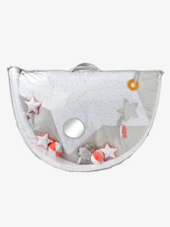 Tapis D'éveil Pluie D'étoiles Blanc Imprimé - Vertbaudet -Produits Pour Enfants tapis deveil pluie detoiles 4