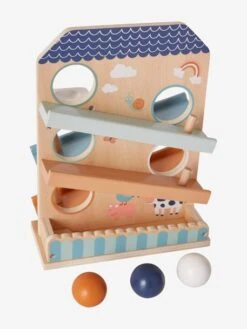 Toboggan à Balles En Bois FSC® Multicolore - Vertbaudet -Produits Pour Enfants toboggan a balles en bois fsc 4