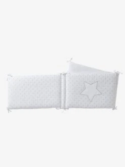 Tour De Lit PLUIE D'ETOILES Blanc - Vertbaudet -Produits Pour Enfants tour de lit pluie detoiles 2