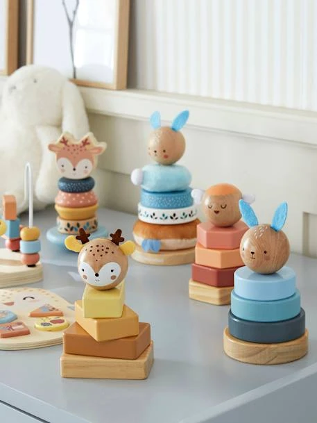 Trio De Tours à Empiler En Bois FSC® Bois - Vertbaudet 7 Trio De Tours à Empiler En Bois FSC® Bois - Vertbaudet – Image 5